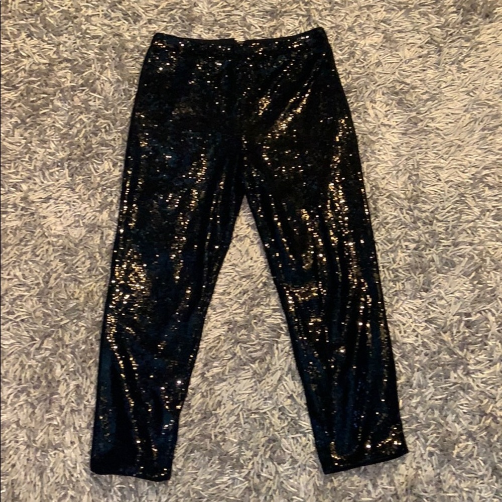 Forever 21 Black Sequin Pants